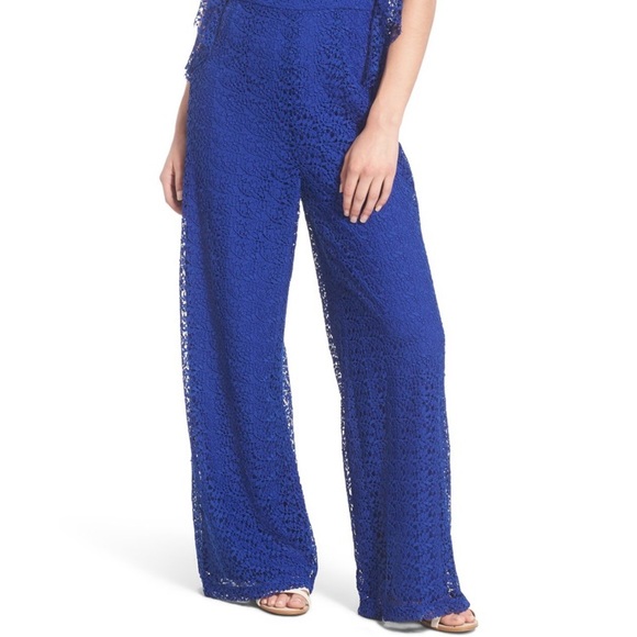 NWOT Free People Lemoncello Romper Blue Lace SZ 4 - Picture 4 of 8